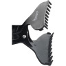 Зажим для волос DEWAL черный, карбон, 8,2 см 6 шт/уп CL-86959